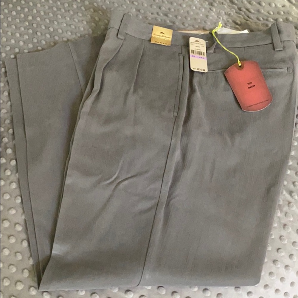 Men’s Tommy Bahama Grayston Slacks, grey, 32x30